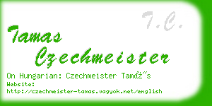 tamas czechmeister business card